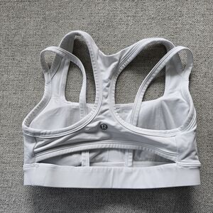 lululemon athletica White Racerback Sports Bra